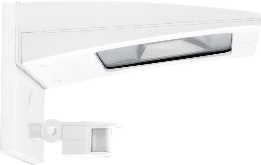 RAB WPLED10MSSW - Lpack LED Wallpack 10W Cool Surface Plate + MiniSensor White