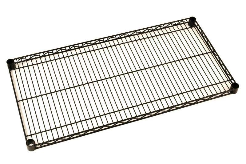 Metro 2460NBL Super Erecta Black Wire Shelf - 24x22 x 60x22