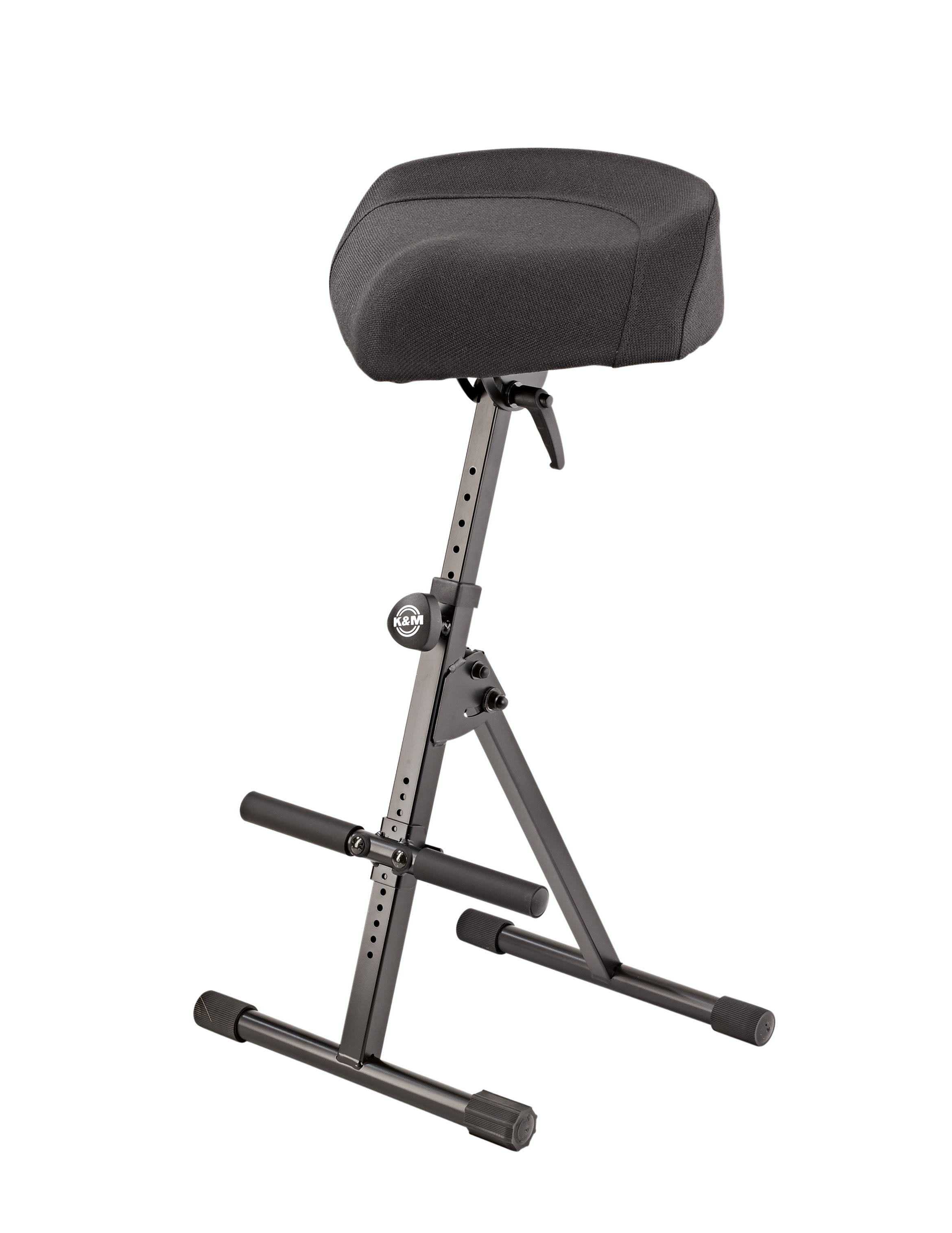 Ku0026M 14044 Multi-Purpose Stool, Black Fabric