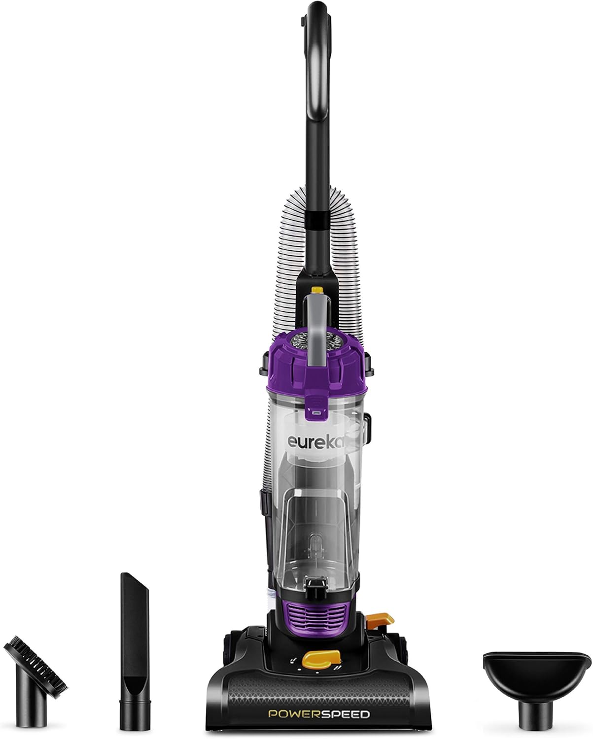 Eureka PowerSpeed Bagless Upright Vacuum Cleaner, Lite, Black (Renewed)
