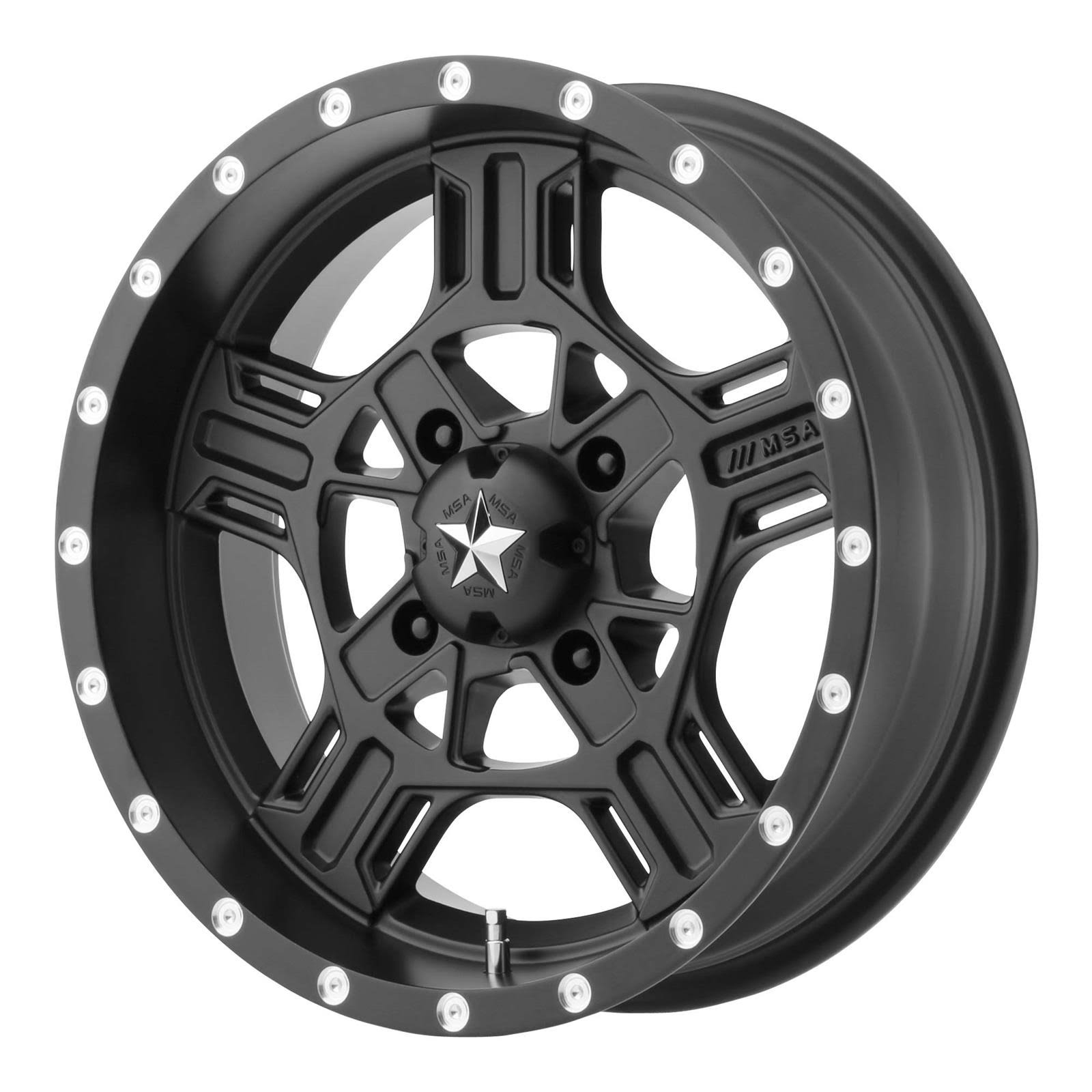 MSA Offroad Wheels M32 Axe Wheel 20x7 4x156 Satin Black +0mm