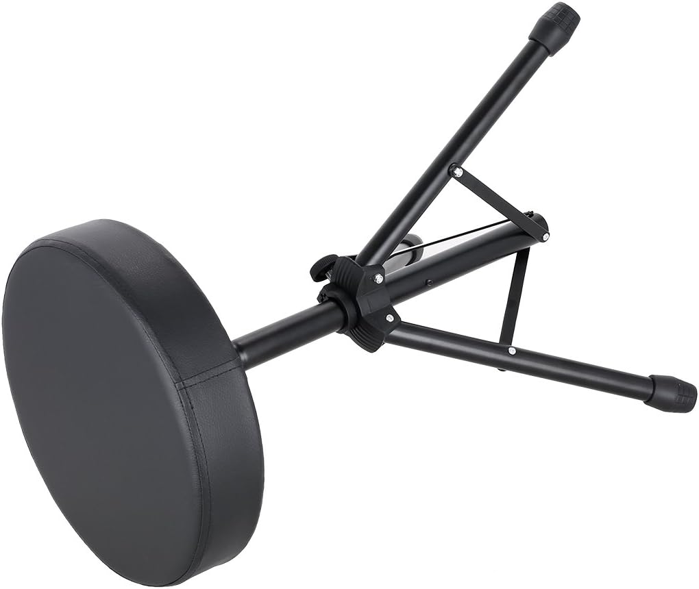 Anfan Universal Drum Throne Adjustable Padded Drum Stool with Anti-Slip Feet for Adults and Kids Pack of 2