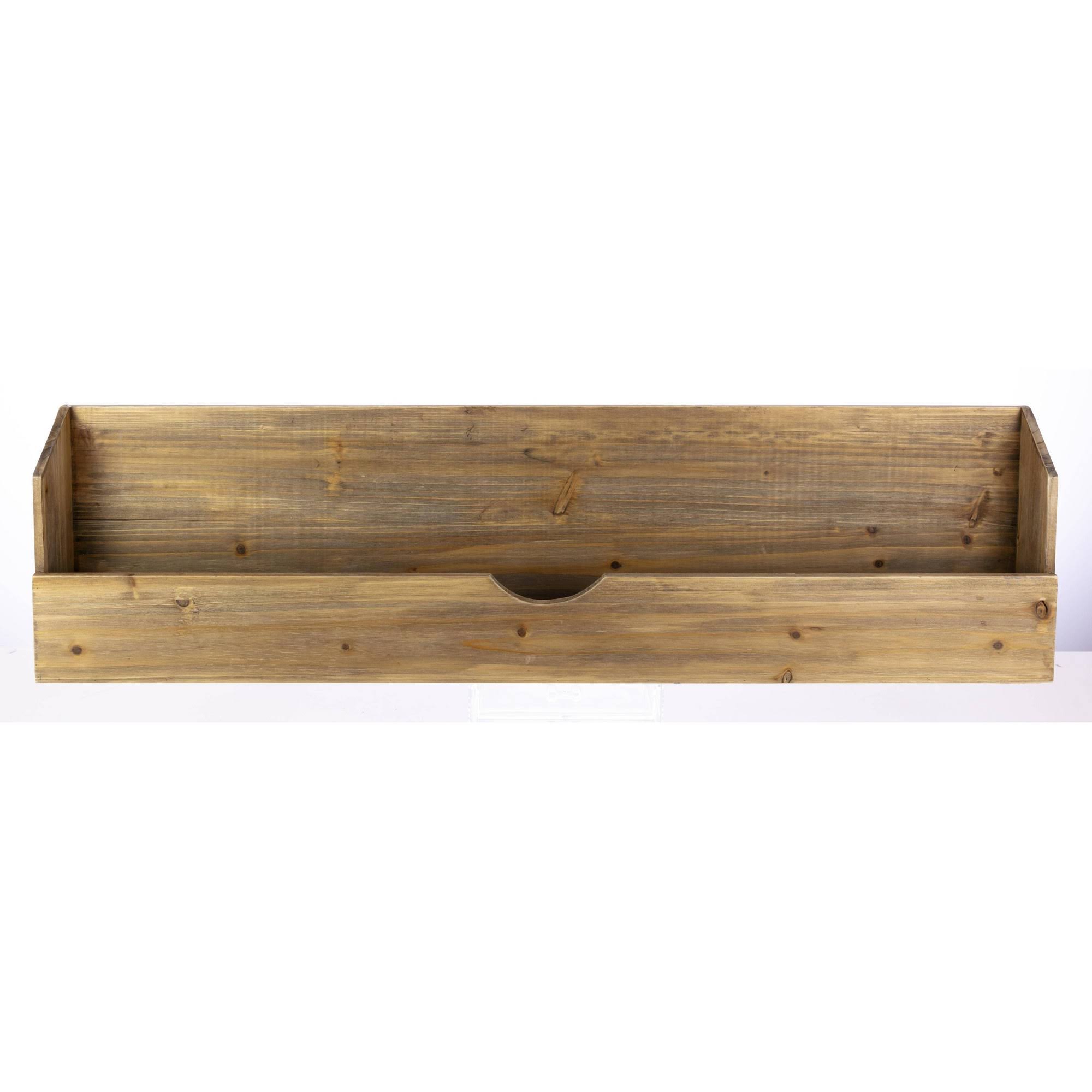 kieragrace kg Muskoka Cantu Shelf Brown Solid Wood