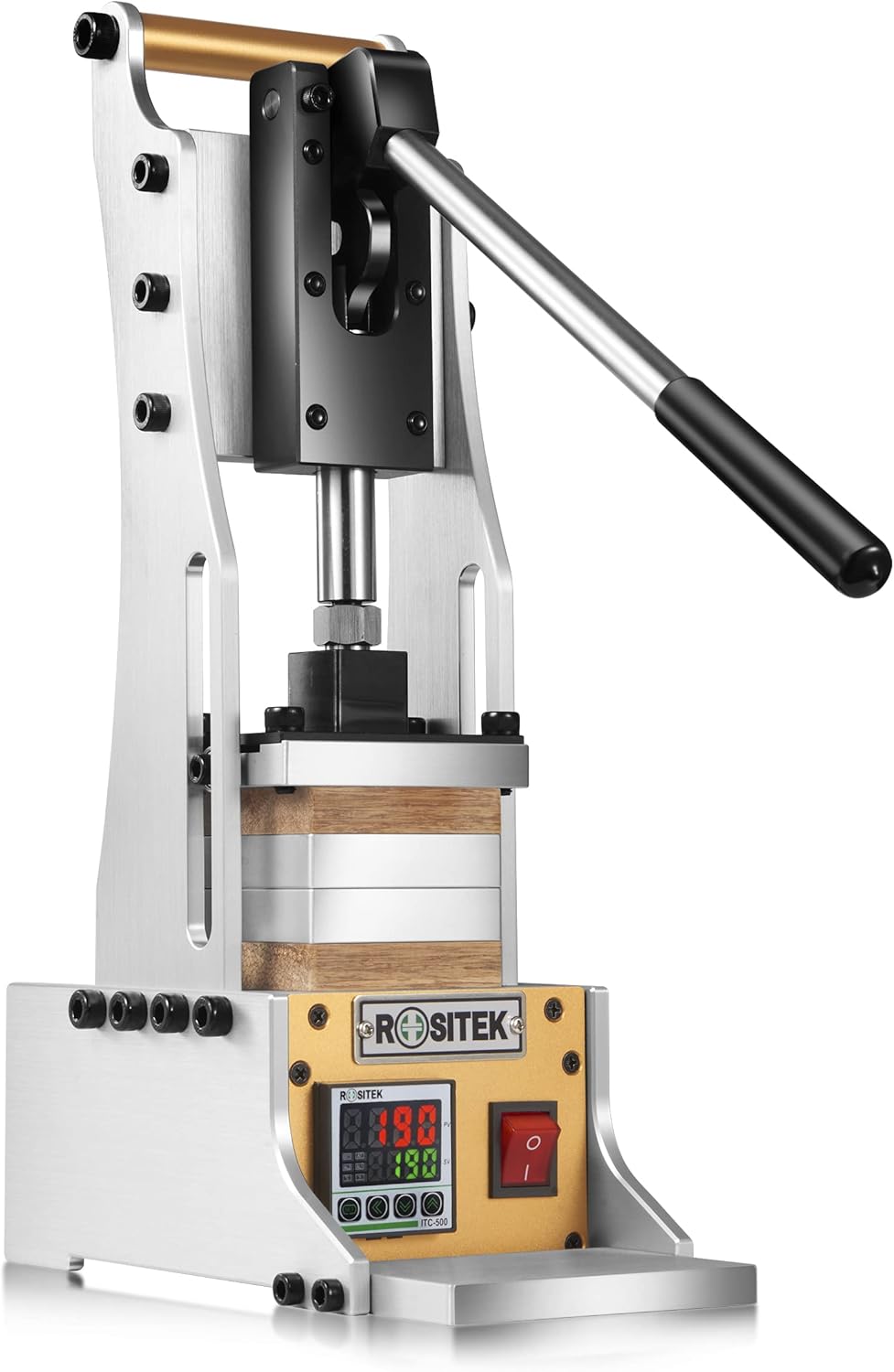 ROSITEK RMP2 2-Ton Manual Heat Press Machine - 3x3 Inch Heated Plates