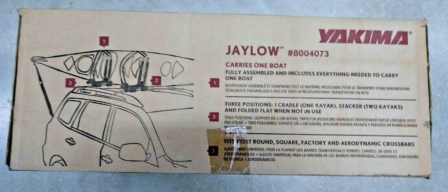 Yakima JayLow 8004073 J-Style Fold Down Kayak Racks