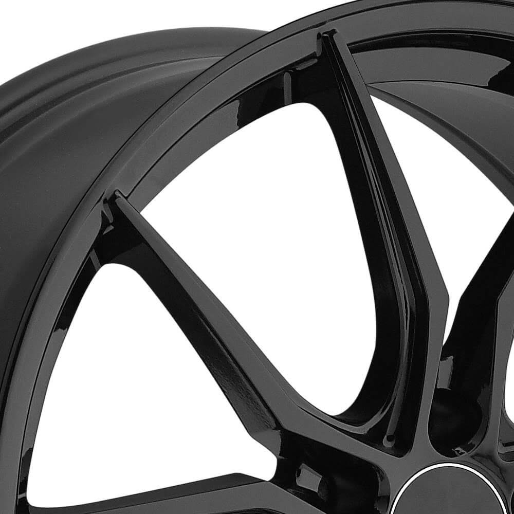 Advanti Racing HY Hybris Gloss Black 17x7.5 5x112 45mm (HY7S512455)
