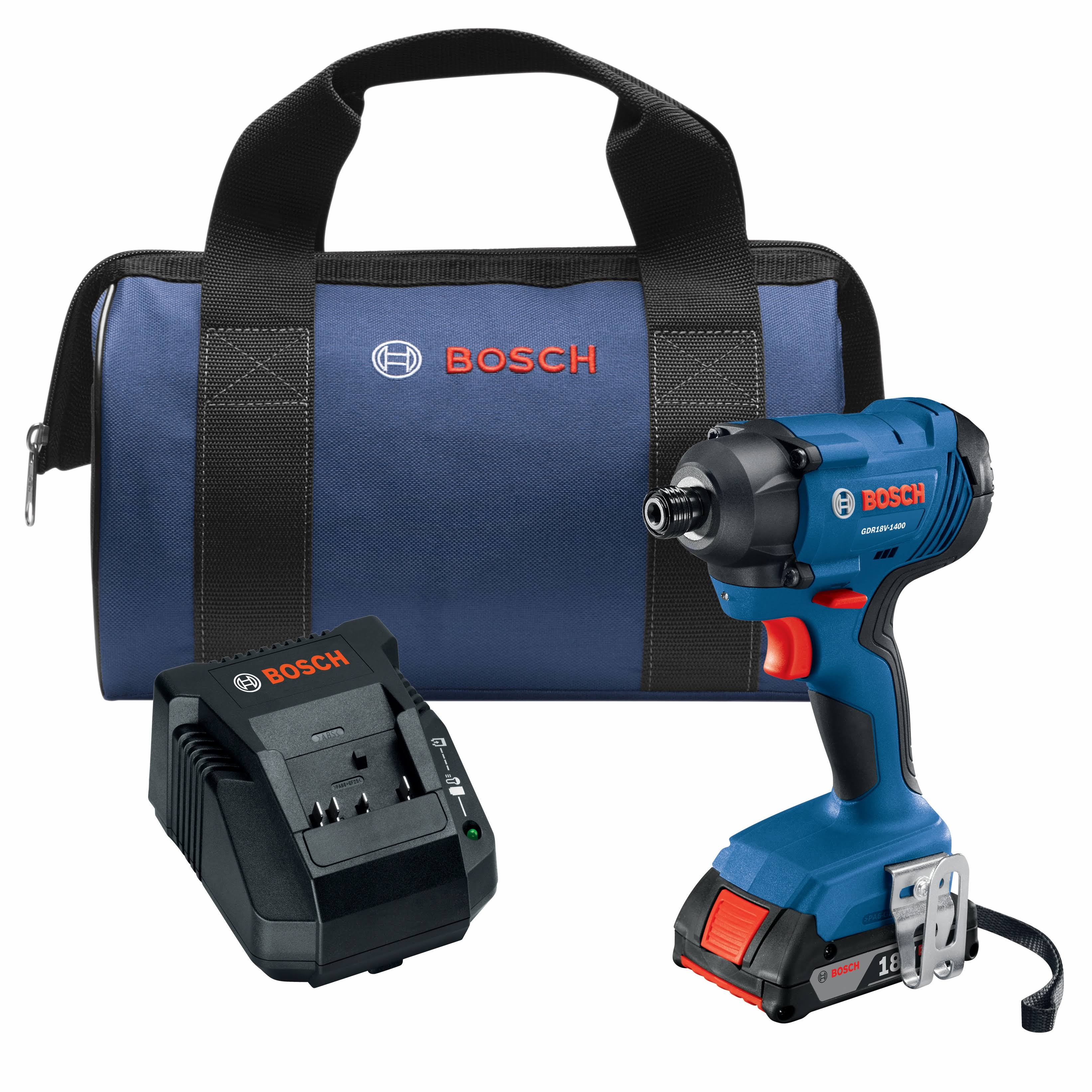 Bosch GDR18V-1400B12 18V 1/4 in. Hex Impact Driver Kit