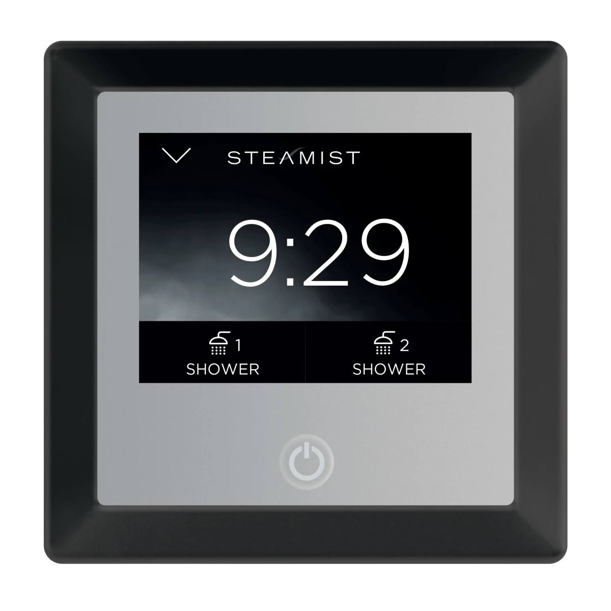 Steamist SH-450 Square Contemporary Style Steam Controller Matte Black Steam Showers Control Unit