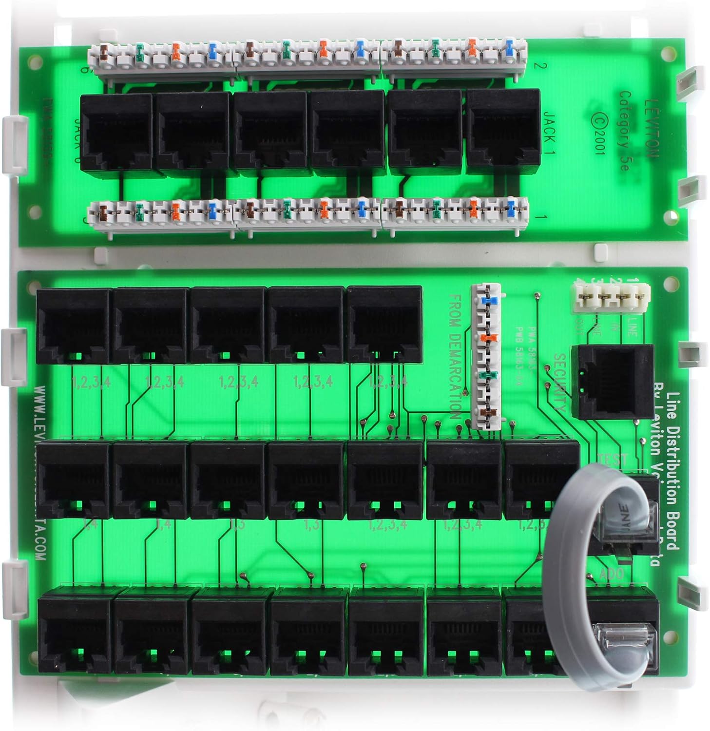 Leviton 035-47603-AHT Advanced Home Distribution Panel with Telephone and Video Modules Pack of 2