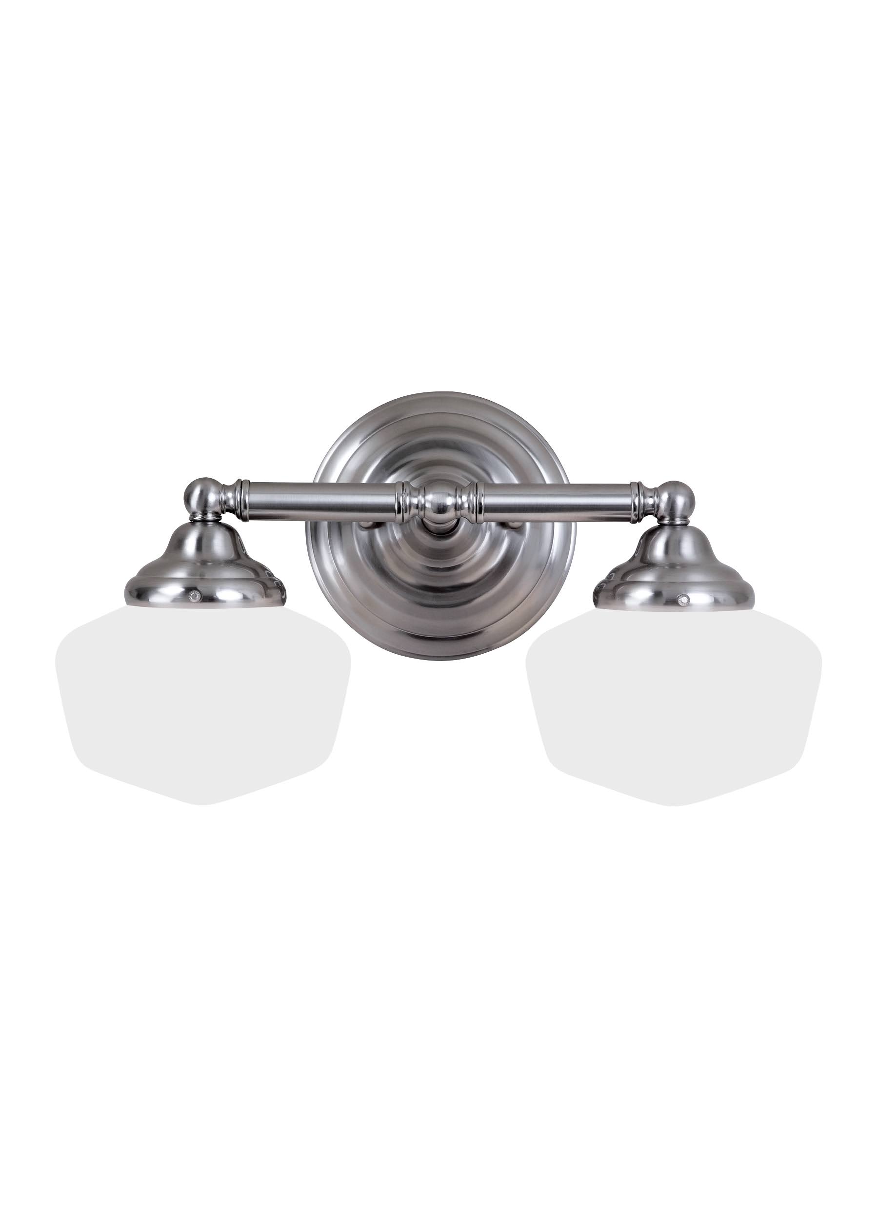 17.25x22 Academy Two Light Wall / Bath Brushed Nickel - Sea Gull Lighting