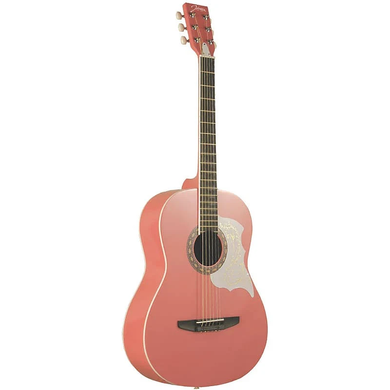 Johnson JG-100-PK Student Acoustic Guitar Pink