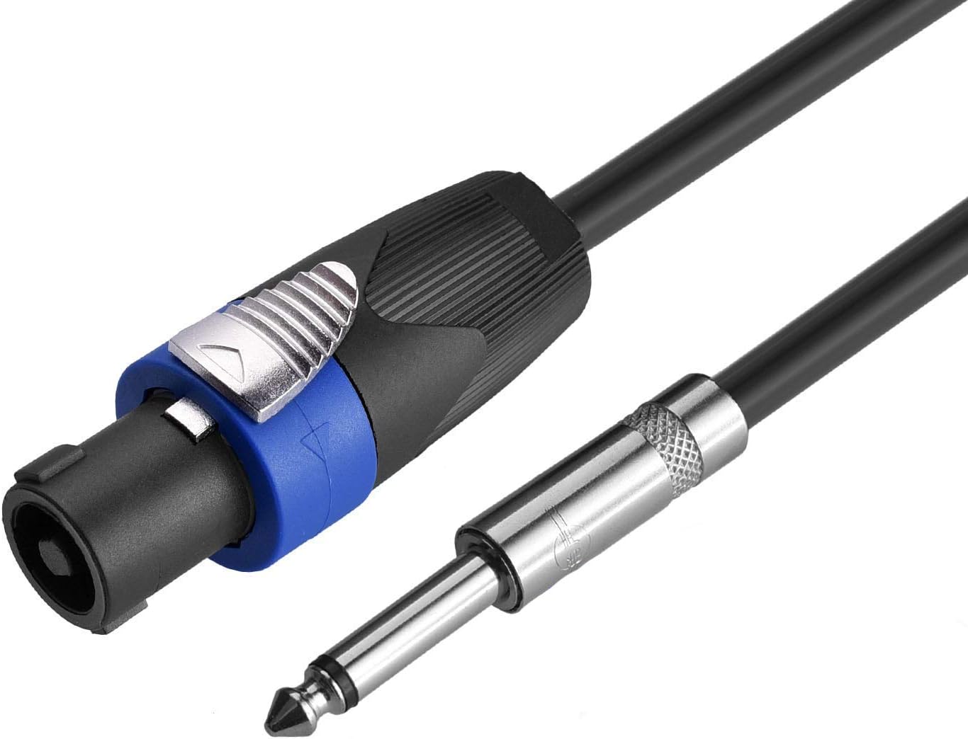 Yoico Pro 100 Feet Speaker Cable 12AWG Patch Cords - 100ft Speakon to 1/4