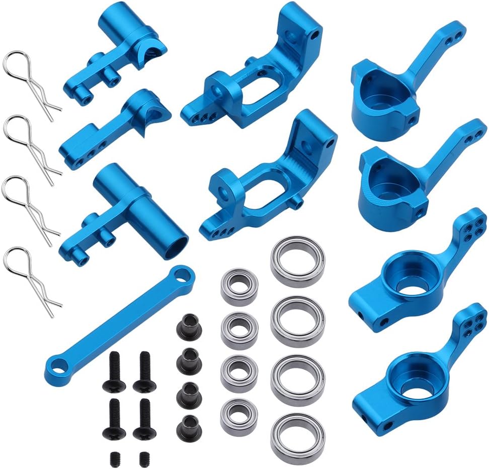 Hobbypark 102010 102011 102012 122057 Aluminum Steering Knuckle Hub Carrier Servo Saver Ackerman Plate Upgrade Parts for Redcat Volcano EPX