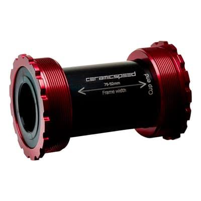 CeramicSpeed T47/86 Bottom Bracket for Shimano, Red | Steel
