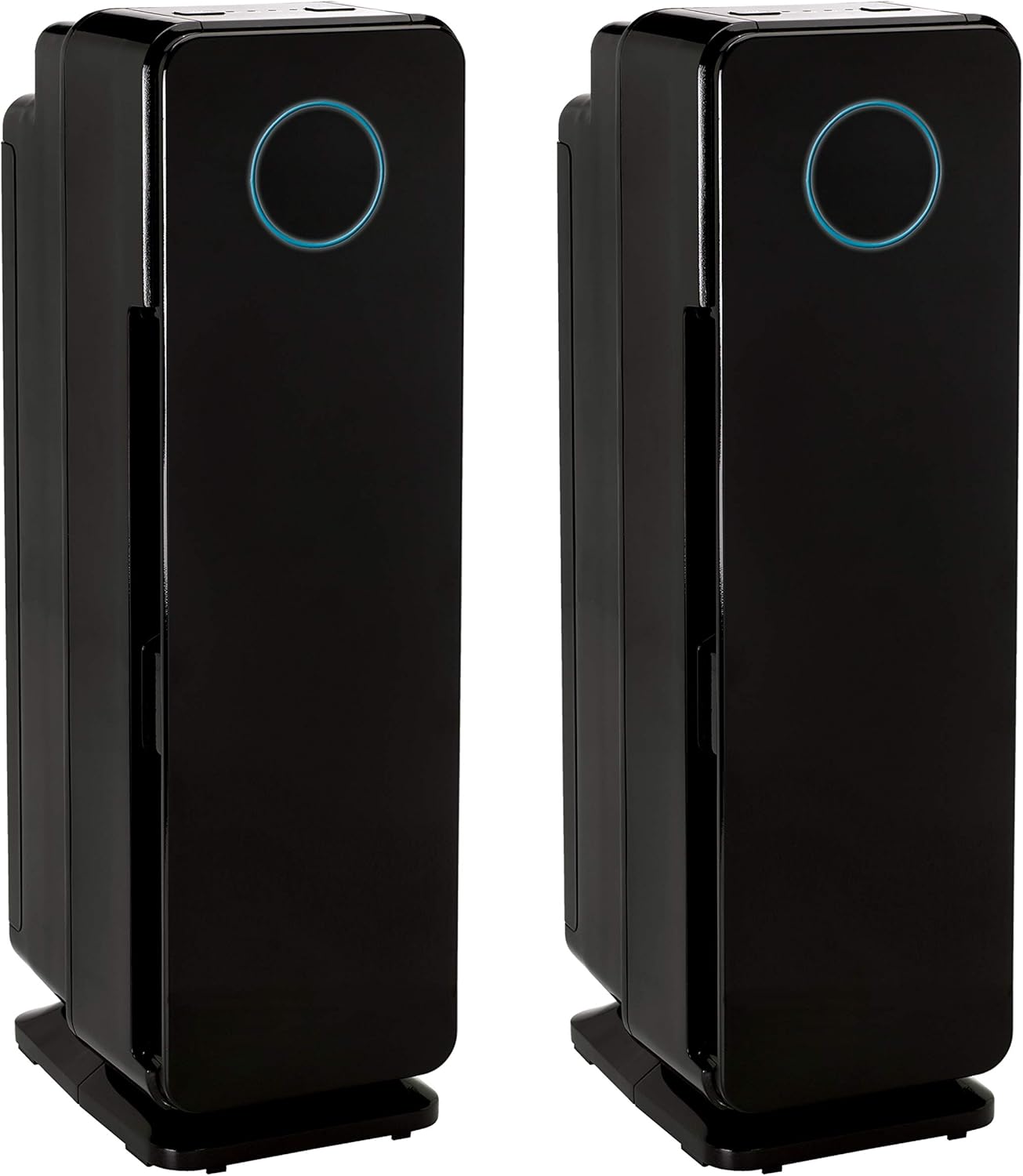 GermGuardian True HEPA Filter Air Purifier, UV Light Sanitizer, Eliminates Germs, Filters Allergies, Pets, Pollen, Smoke, Dust, Mold, Odors, Quiet 22 inch, 5-in-1 Air Purifier for Home, Black