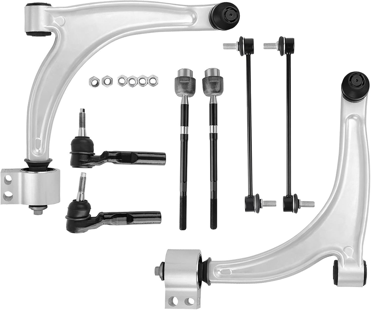 AUTOSAVER88 -Front Lower Control Arm Kit Compatible with 2004-2009 Chevrolet Malibu, 2005-2010 Pontiac G6, 2007-2009 Saturn Aura