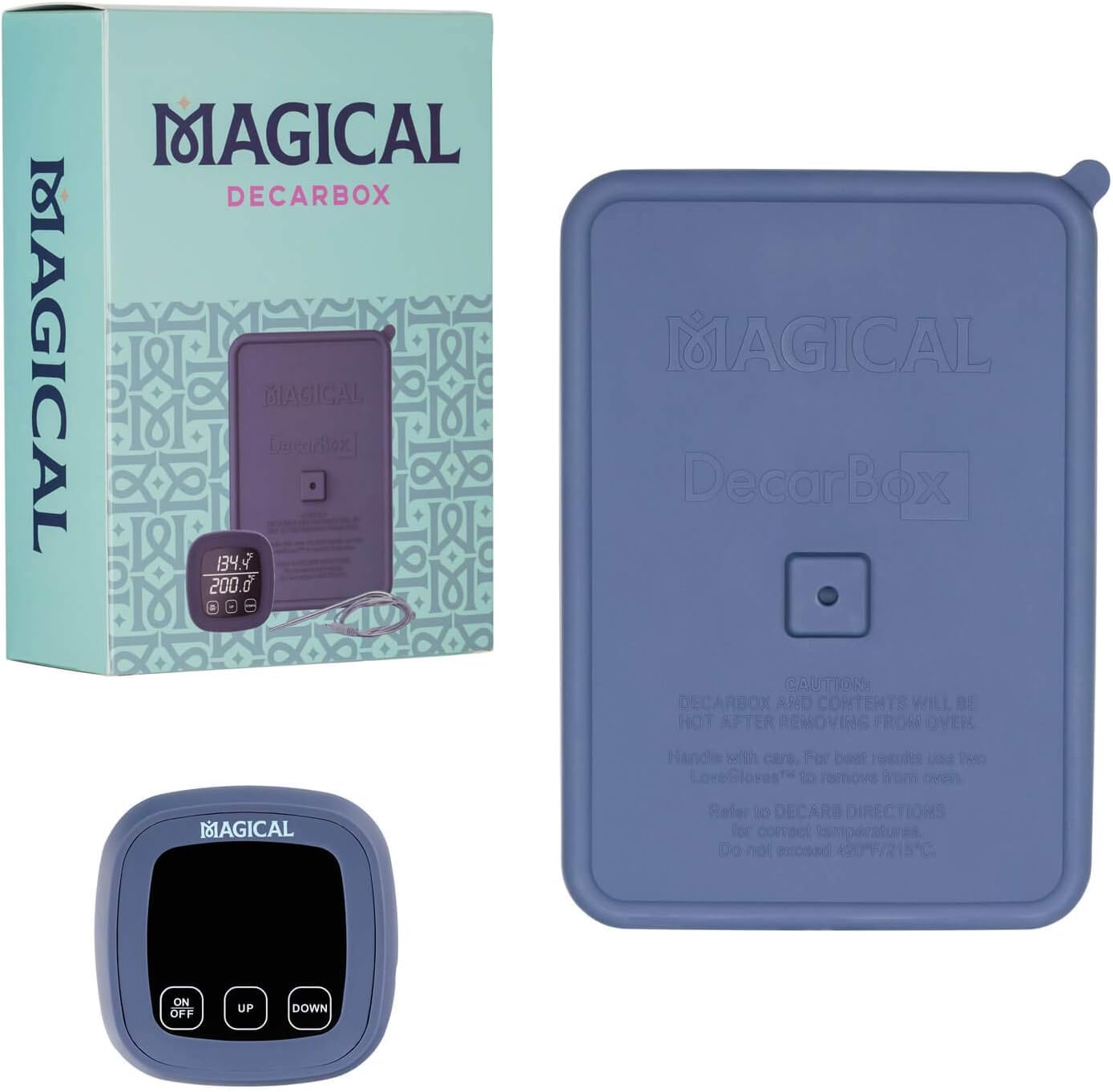 MAGICAL BUTTER Machine Decarboxylator Silicone Decarboxylation Decarbox Kit with Digital Thermometer