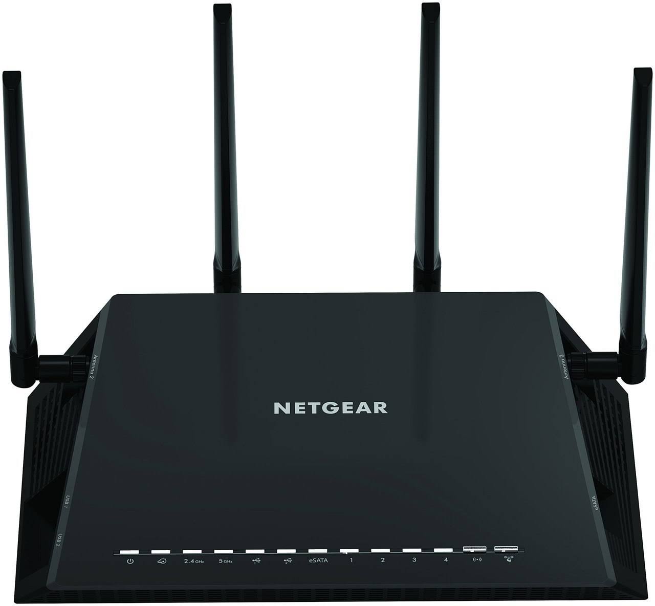 Netgear Nighthawk X4S - Ac2600 4x4 MU-MIMO Smart WiFi Dual Band Gigabit Gaming Router R7800-100NAS Compatible with Echo/Alexa