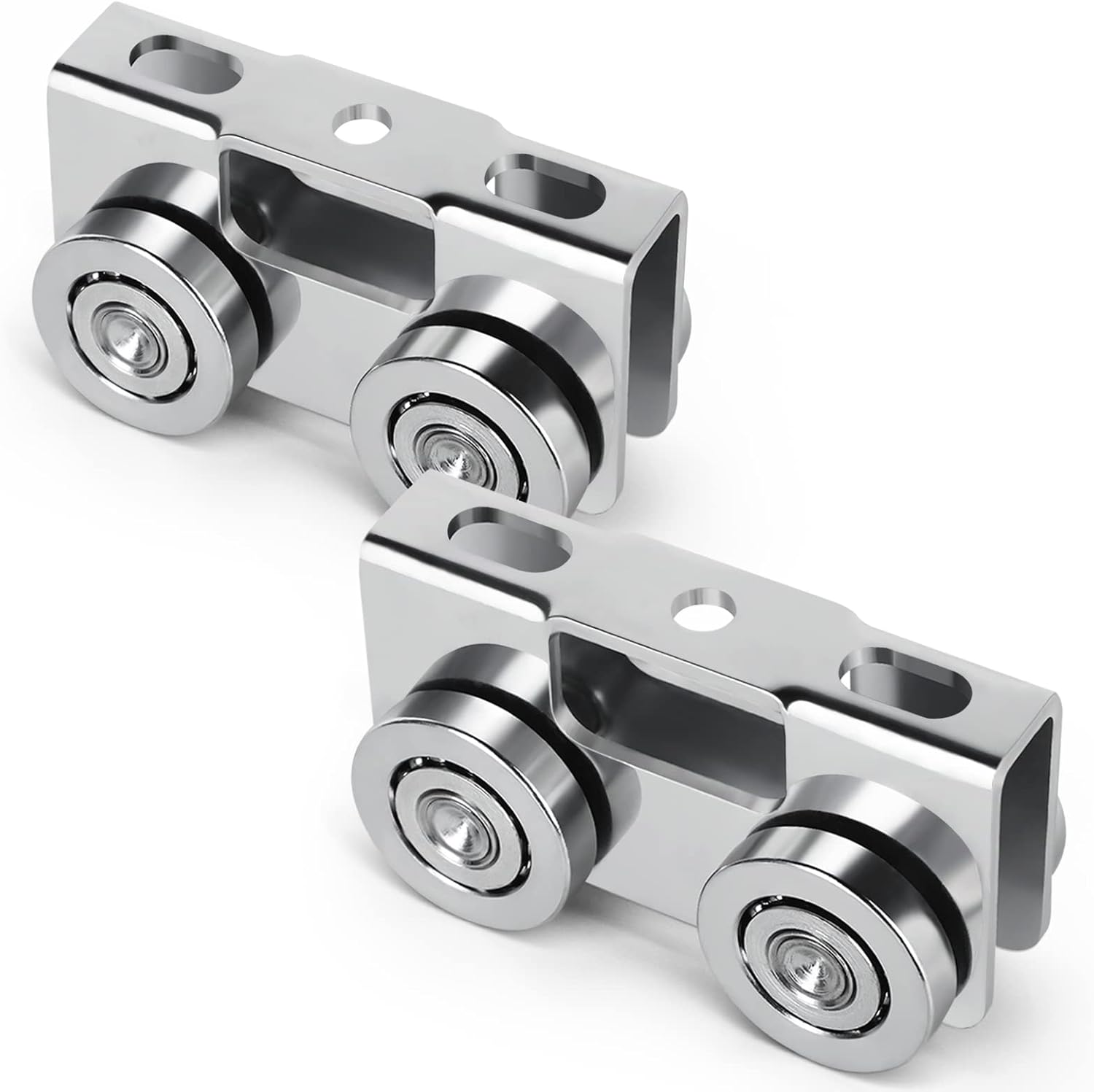 Light Duty Trolley,4 Wheel Supper Silent Load Trolley Assembly, Design for use with 1-5/8