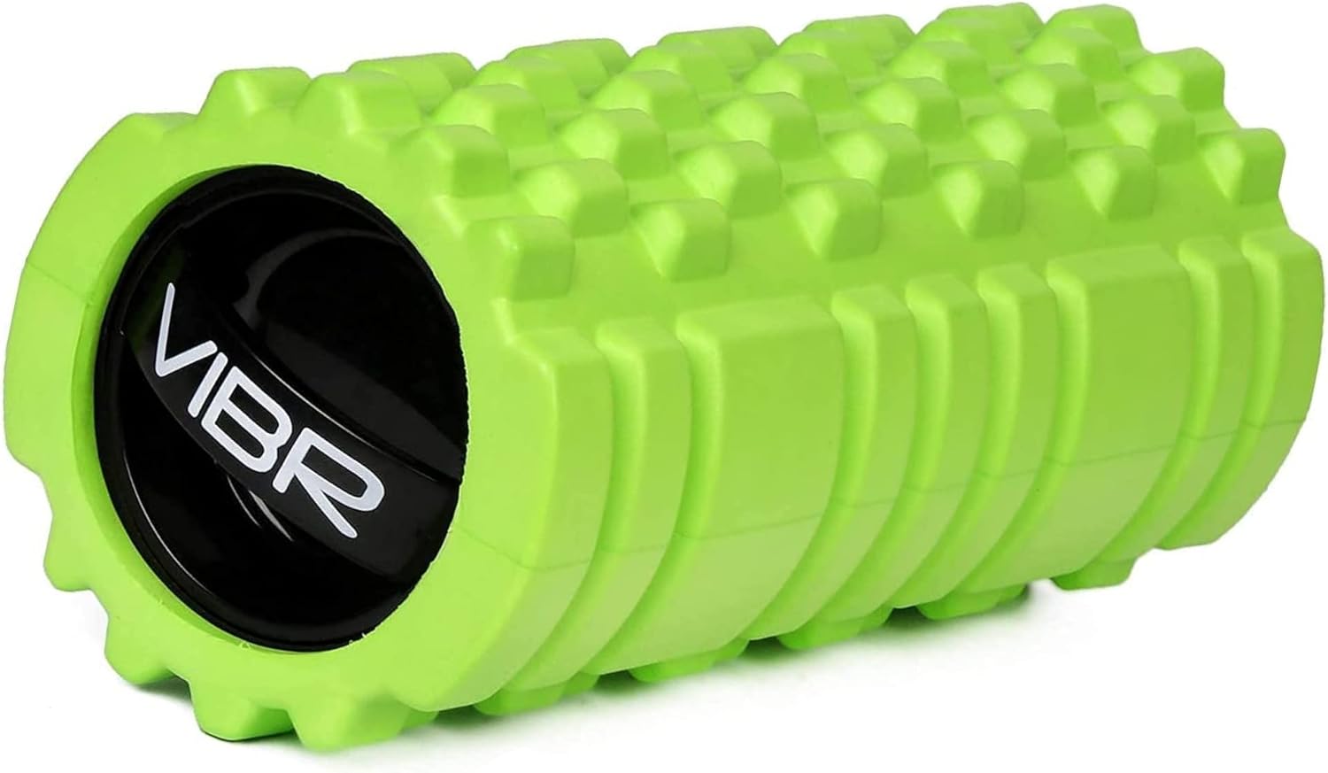 Emerge VIBR Vibrating Foam Roller | Trigger Point Grid Roller | High Density Thick & Hard Spiked Foam Roller | Electronic Foam Roller for Deep Tissue Massage, Calf, Neck, Back, Muscle, Workout Pack of 2