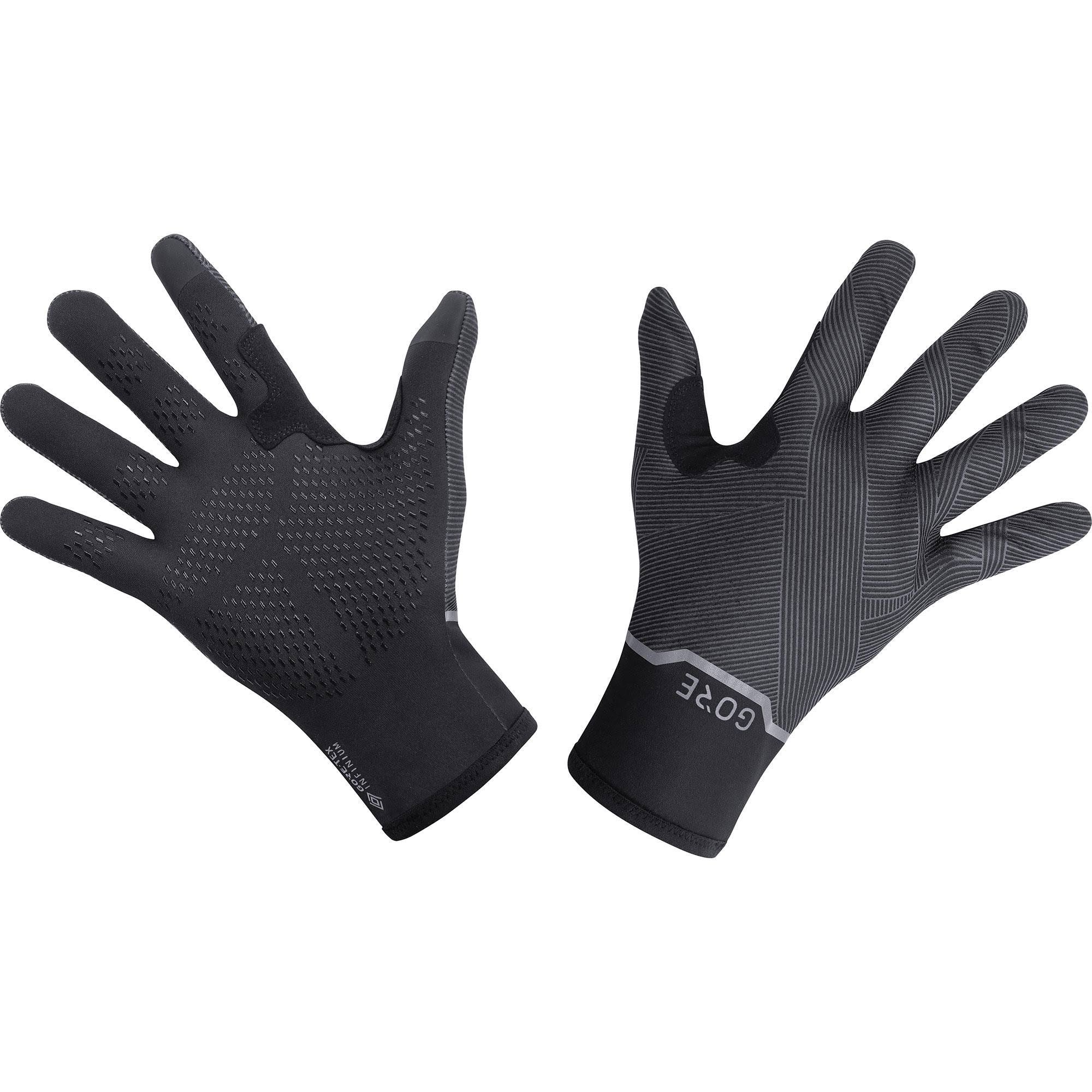 Gore Wear Mid Gore-Tex Infinium Stretch Gloves Black Grey S
