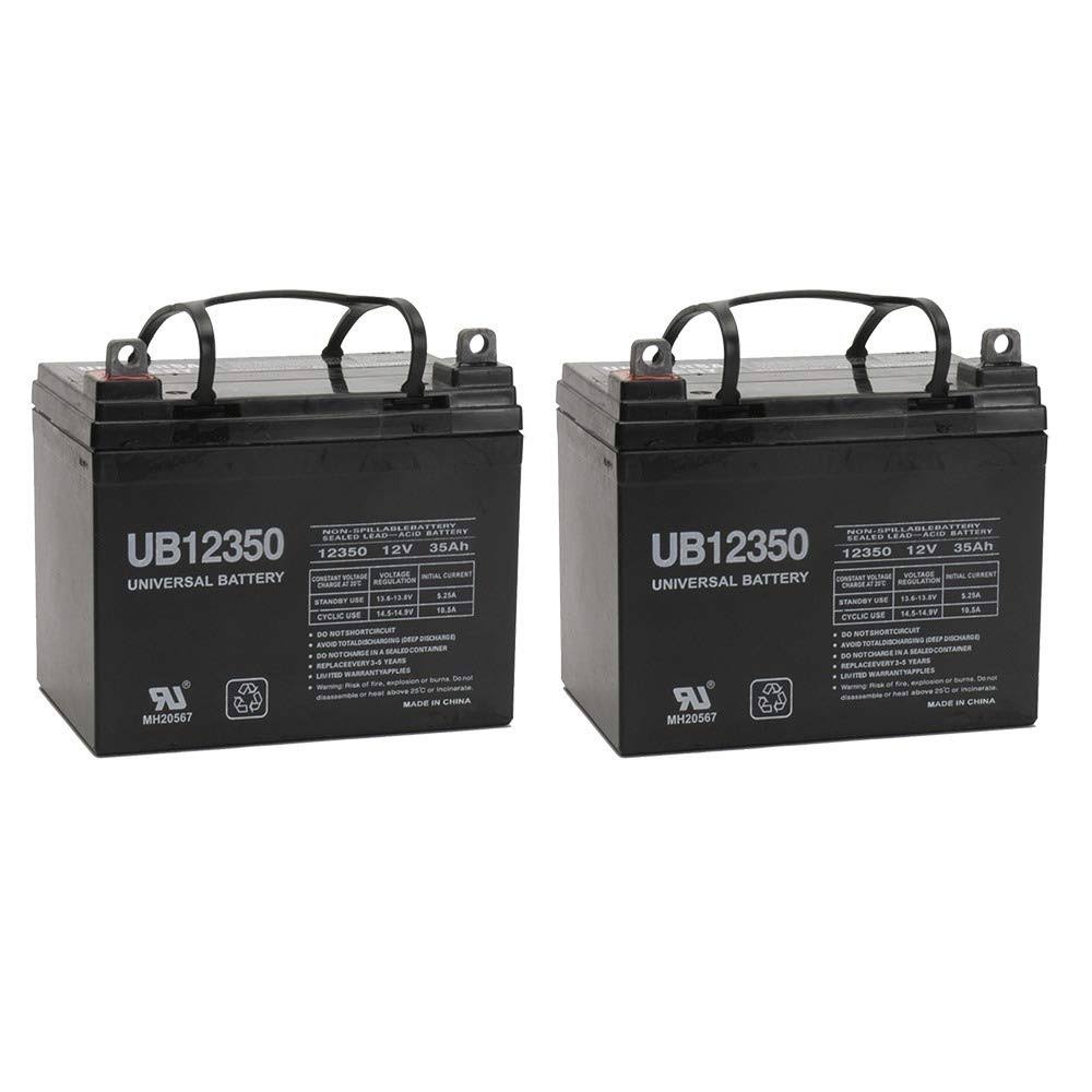 UPG - U1-36NE Sealed Lead Acid Battery 12V 35Ah with Nut and Bolt Terminal - 2 Pack - UB12350MP2199
