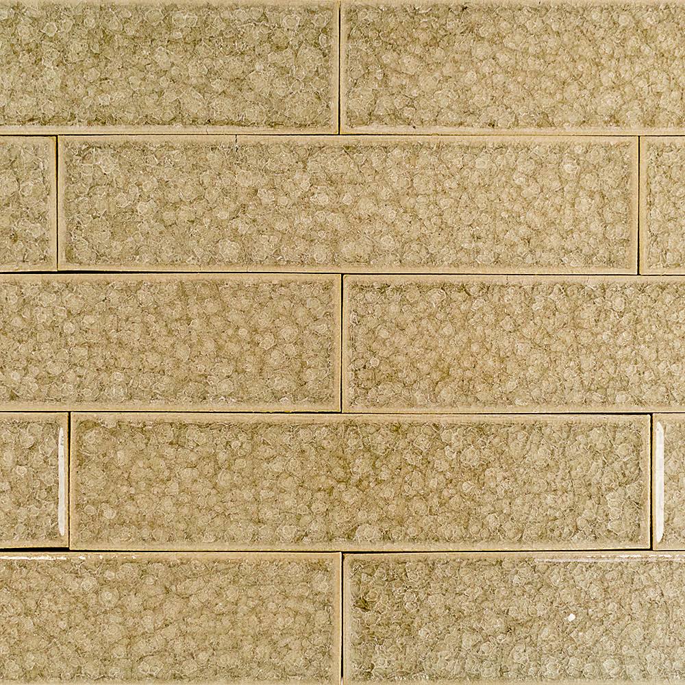 Roman Selection 2x22 x 8x22 Glass Splitface Subway Tile Ivy Hill Tile Gold