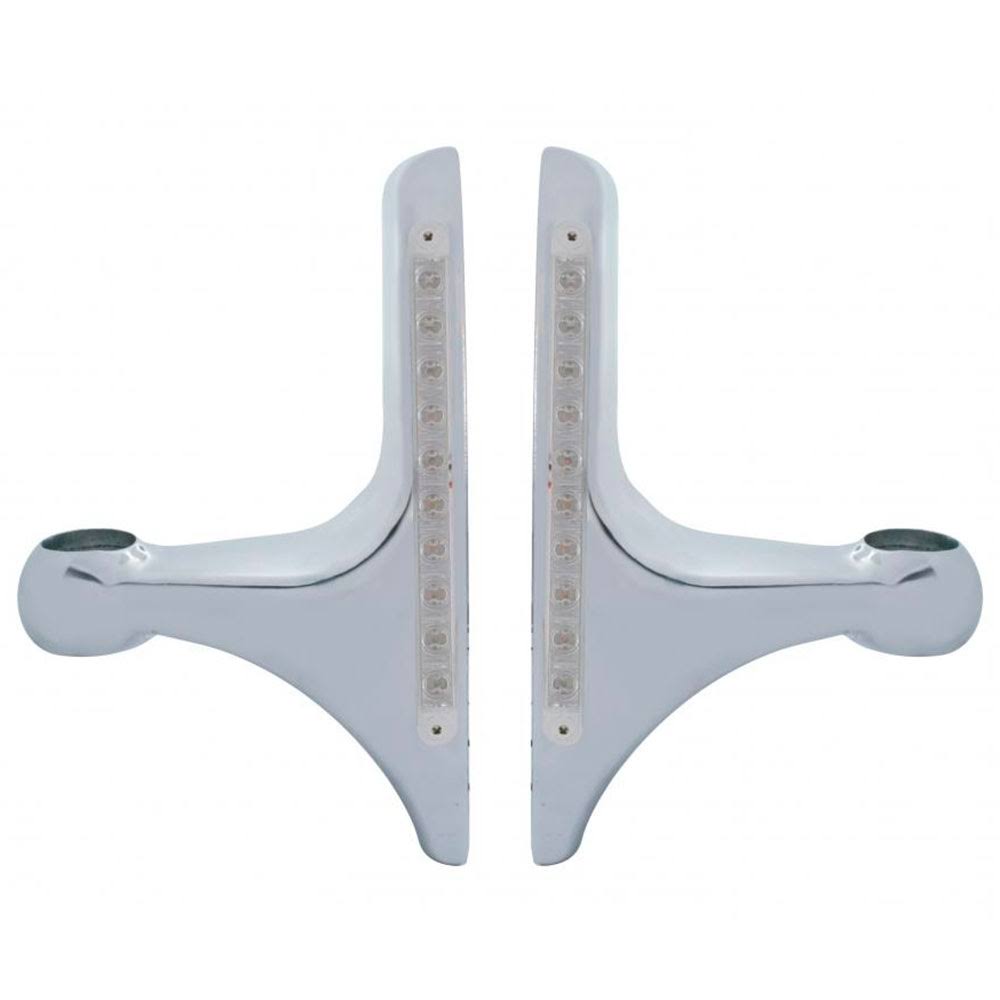 United Pacific 30458 - LED Headlight Bracket 10 Amber LED/Clear Lens