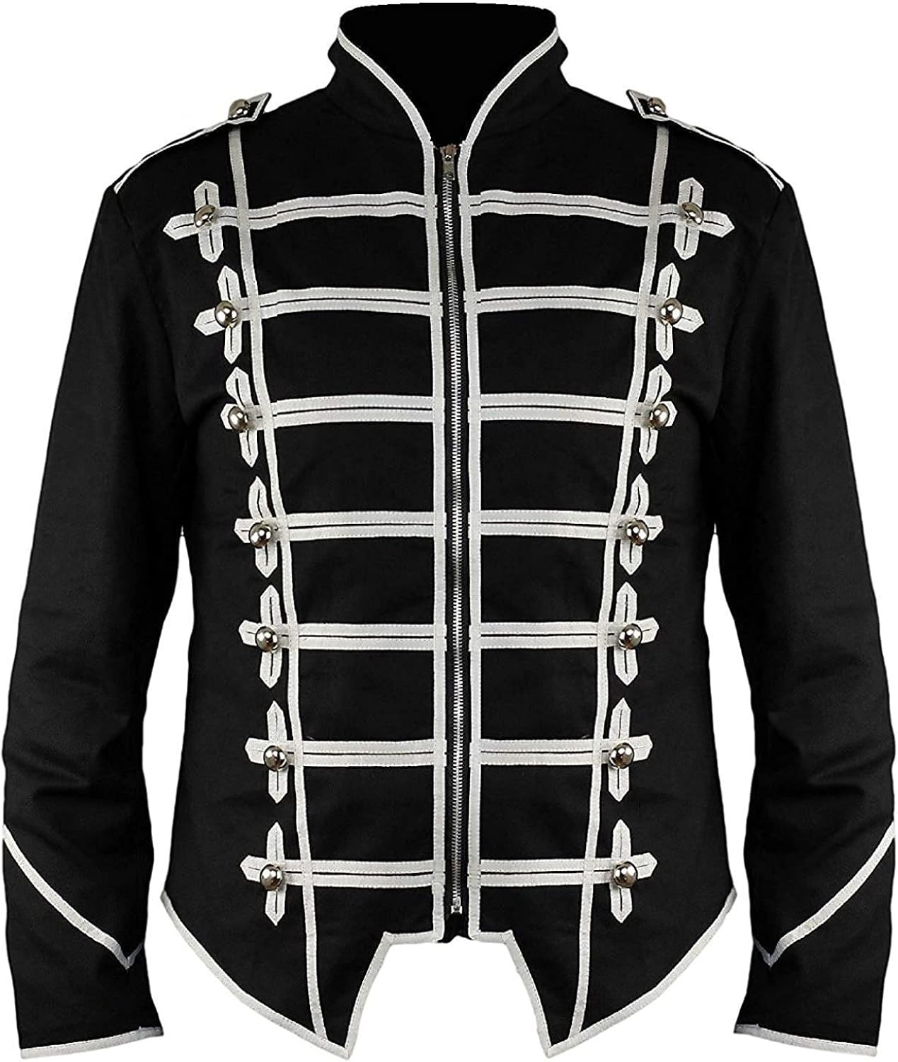Ro Rox Steampunk Military Drummer Emo Punk Gothic Parade Jacket