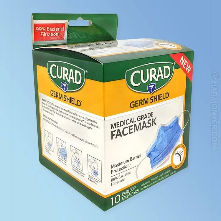 Curad Germ Shield Medical Grade Face Mask