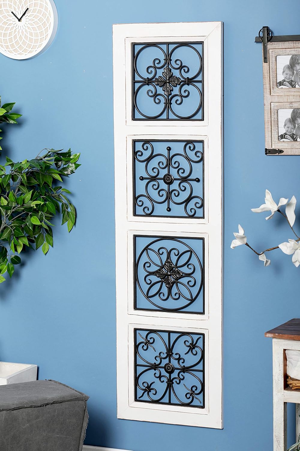 Deco 79 55258 Wood Metal Wall Panel, 14