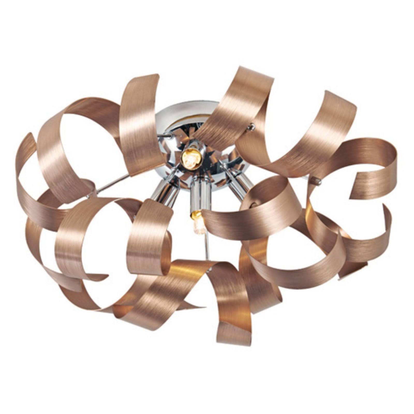 Artcraft AC604CH Bel Air 4 Light Chrome Flush Mount