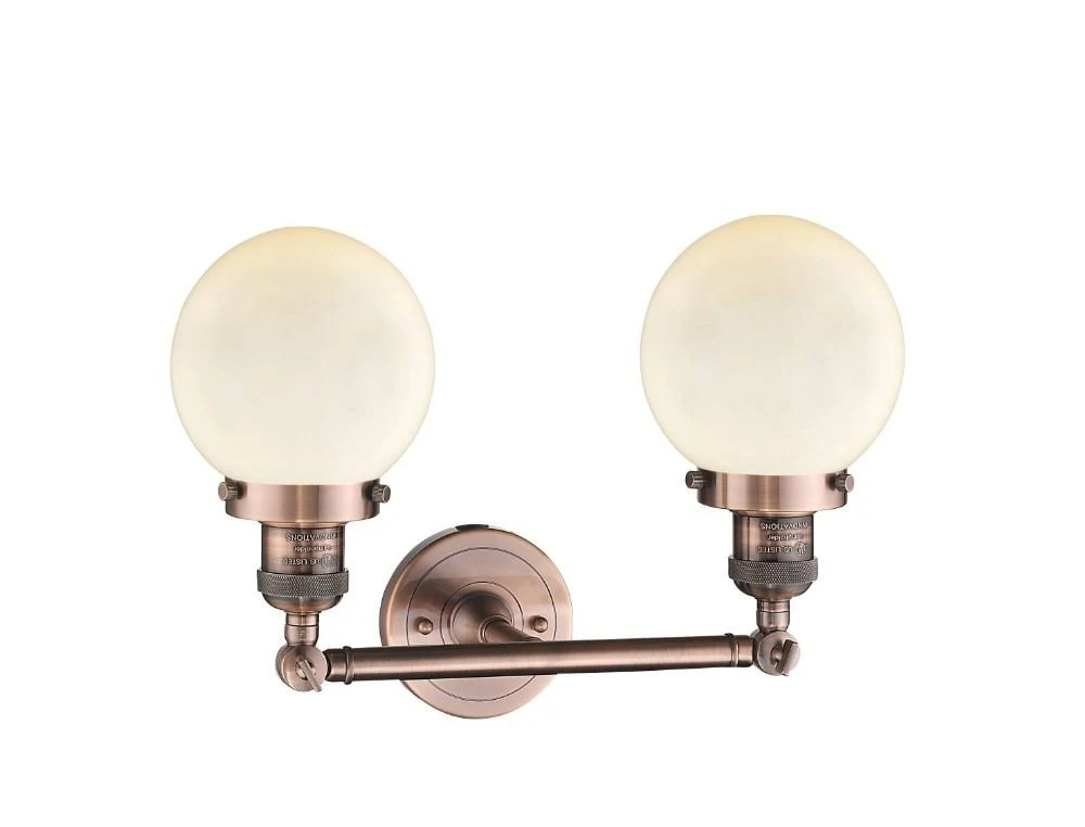 Innovations Lighting-Beacon 2 Light Bath Vanity Light-208-BB-G201-6