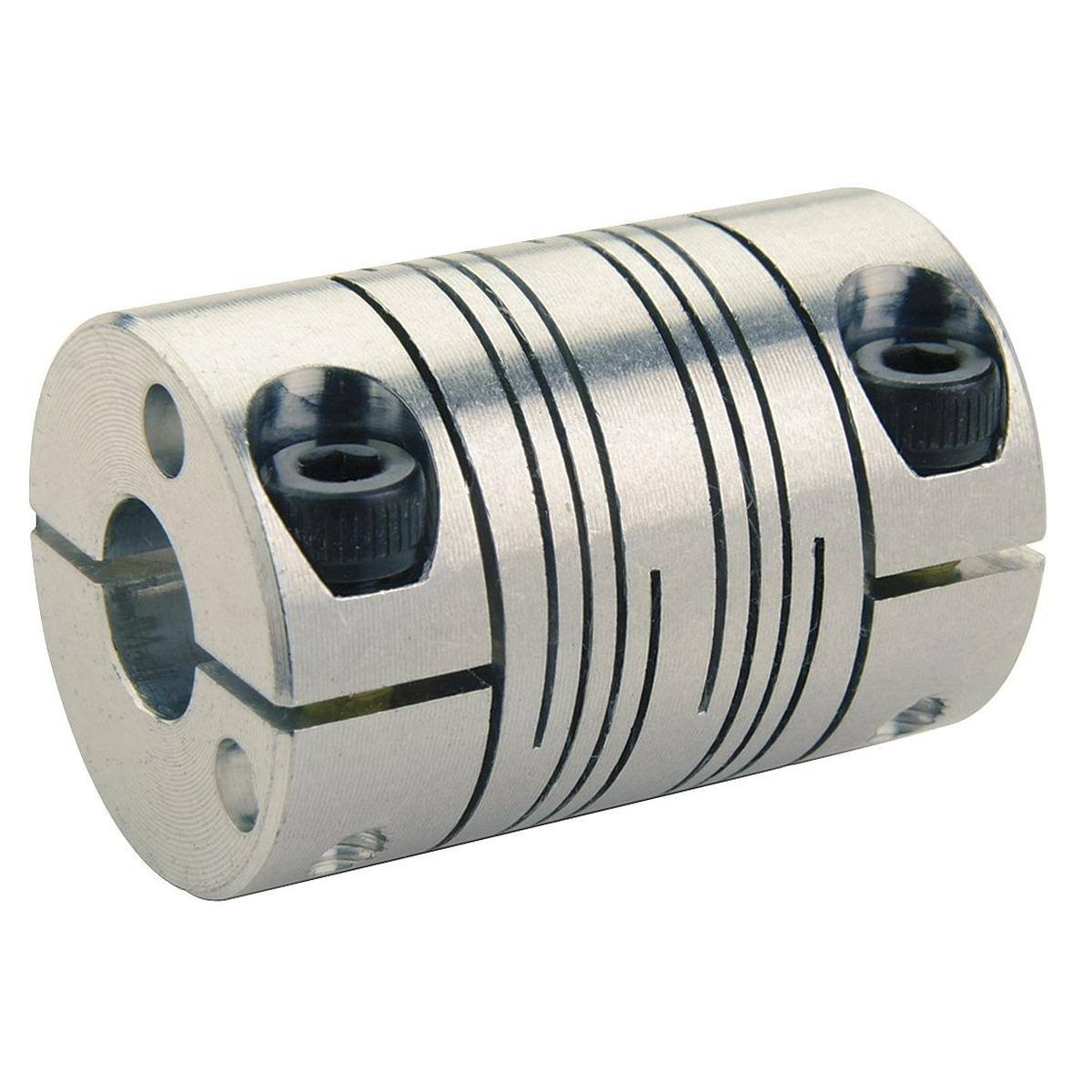 Ruland Manufacturing FCR24-10-8-A Coupling, 6 Beam CLAMP, Bore 5/8 x 1/2 in