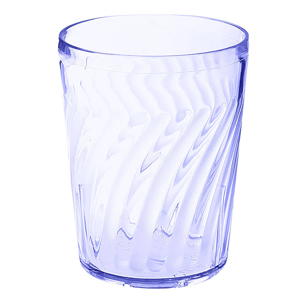 Plastic Reusable Tahiti Tumblers 6 oz 2. 63 x 3.13 Juice Blue SAN,24 Packs