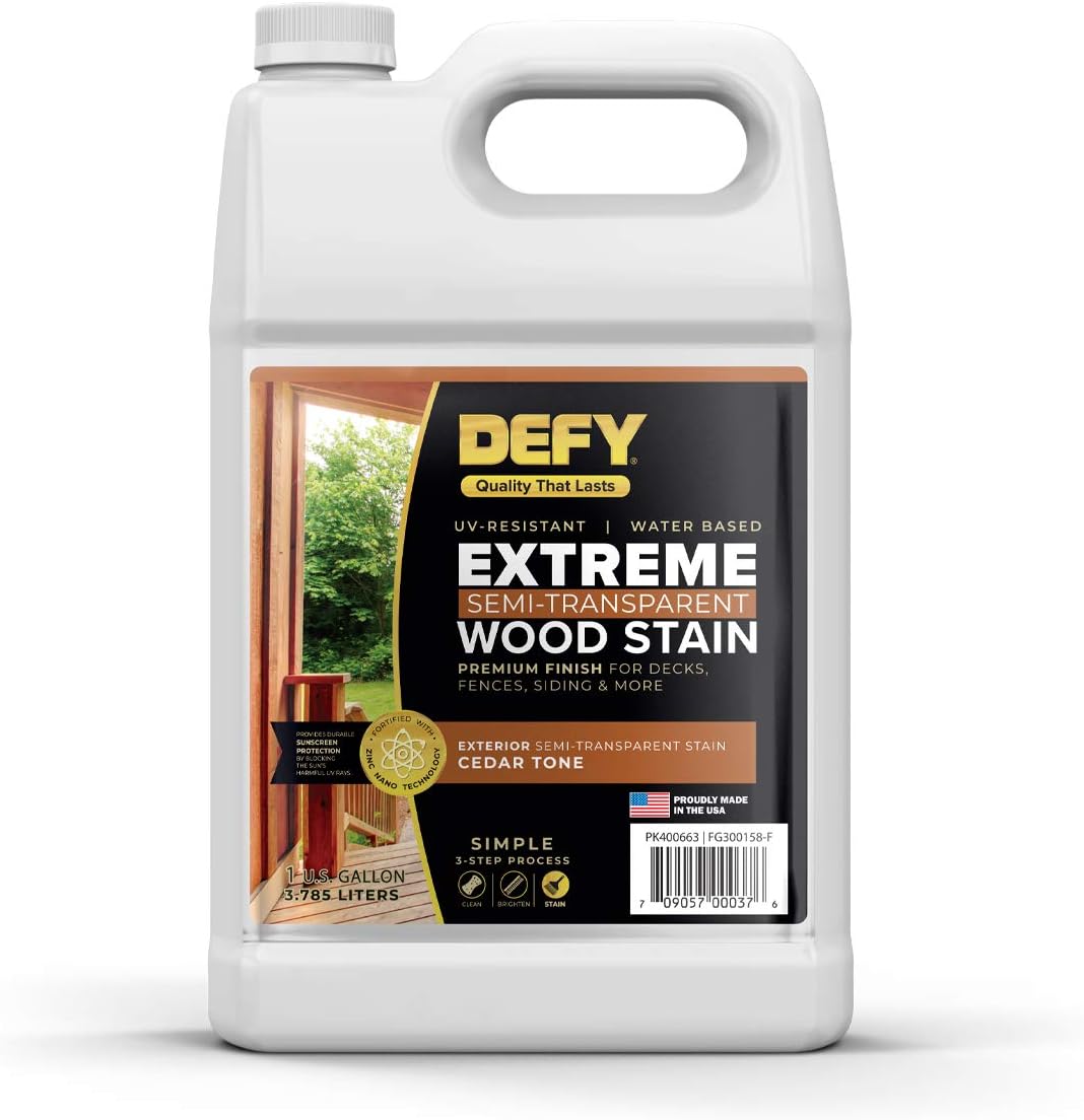 Defy Extreme Wood Stain Light Walnut 1-gallon Pack of 2