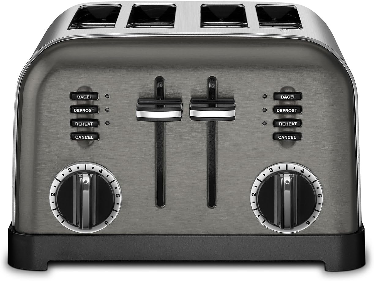 Cuisinart CPT-180P1 Metal Classic 4-Slice toaster, Brushed Stainless Pack of 2