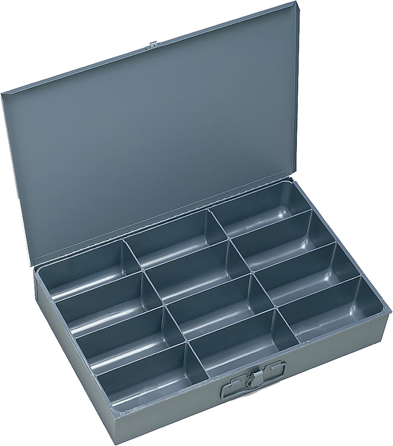 Durham 115-95-IND Gray Cold Rolled Steel Individual Large Scoop Box, 18