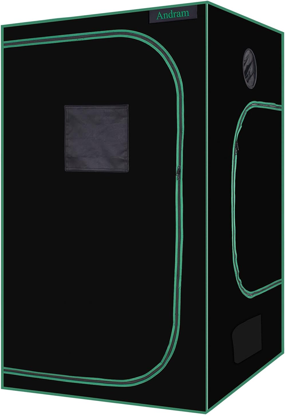 ANDRAM Grow Tent, 4’x4’ 600D Mylar Reflective Grow Tents for Hydroponics Indoor Growing, Grow Tent Reflective Garden Growing Dark Room (48