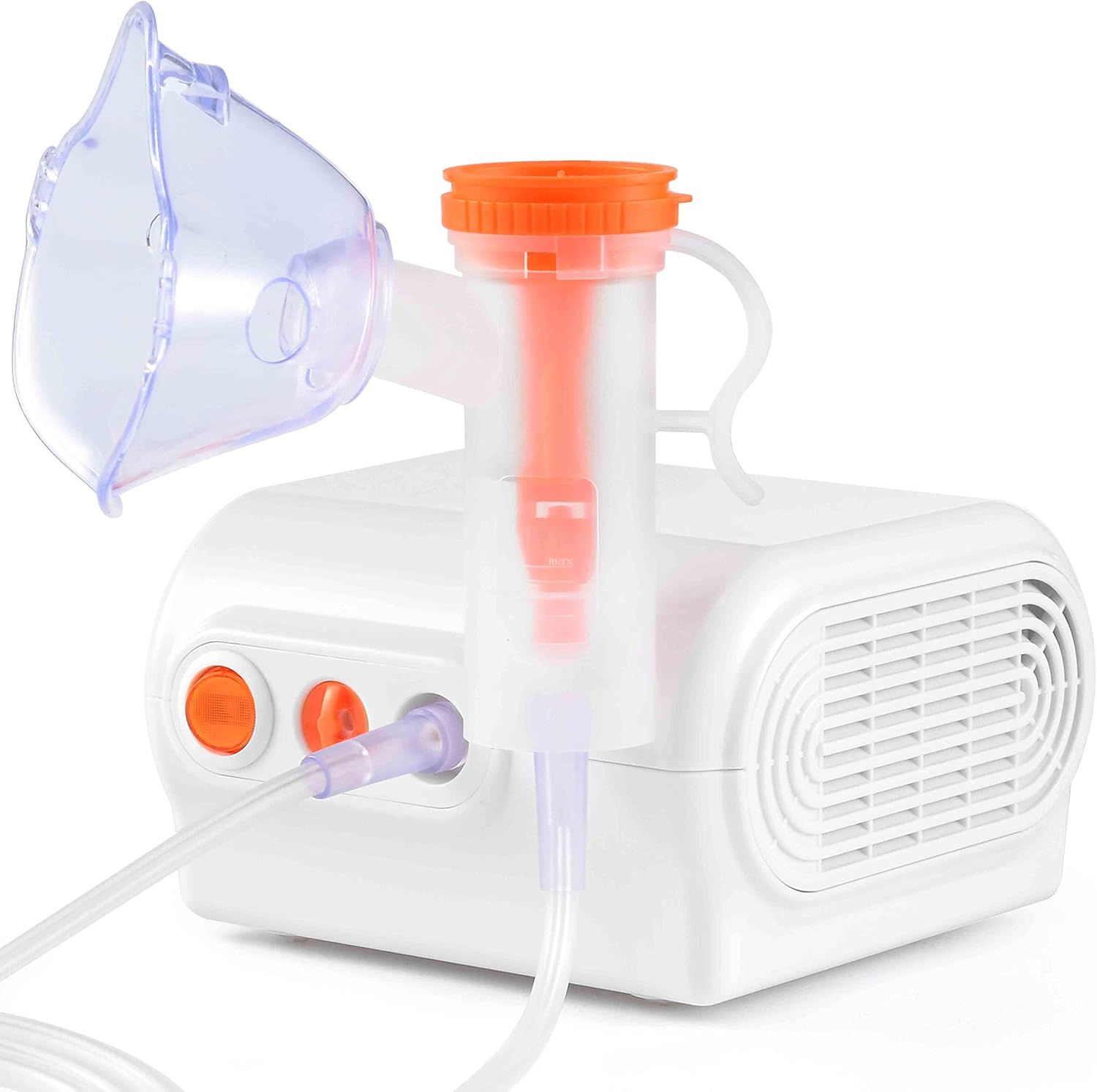 Nebulizer Breathing Machine, Pro Nebulizer Machine for Adults and Kids with 1 Set Accessory (x2 Adult Masks, x1 Child Mask, x1 Tubing, x10 Filters, x1 Mouth Piece), Home Use Travel Friendly