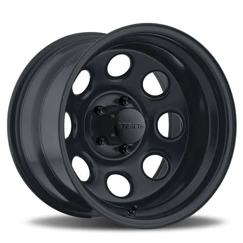 16x10 8x165.10mm|8x6.5 inch U.S. Wheel 044 Series Stealth Crawler Black Wheels