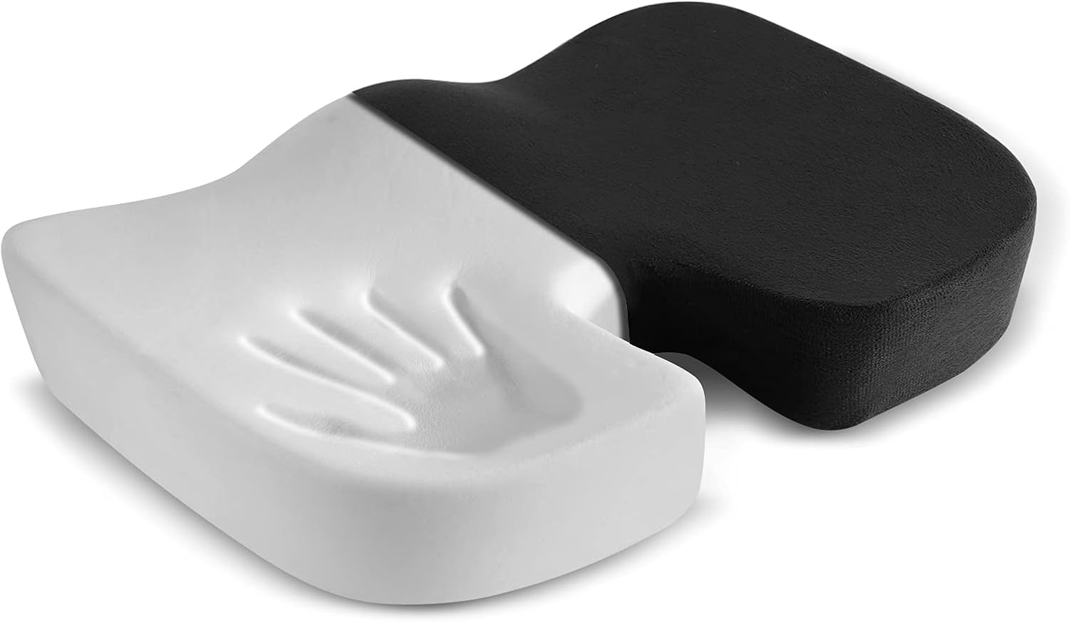 Aholard Office Chair Cushion - Memory Foam Coccyx Seat Cushion for Tailbone Pain - Car Seat Cushion with Non-Slip & Ergonomically Designed for Wheelchair Computer Desk Chair -Sciatica Back Pain Relief