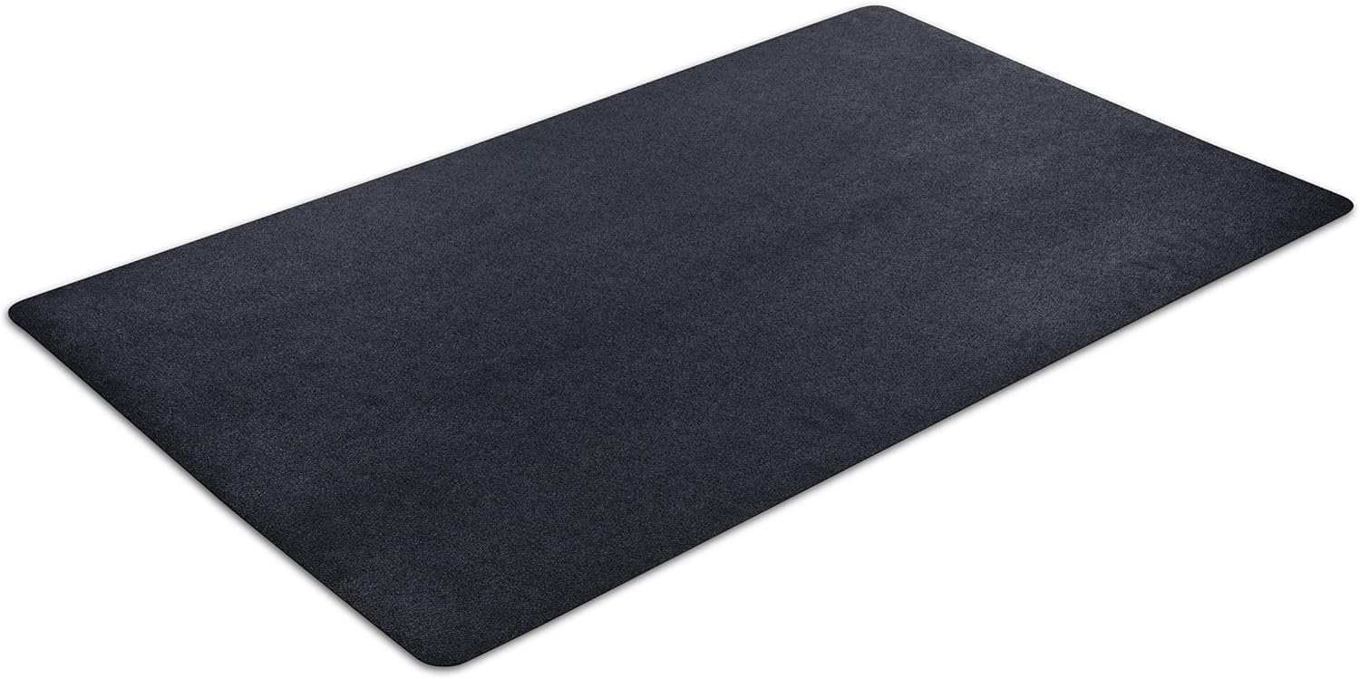 VersaTex Multi-Purpose Recycled Rubber Floor Mat for Indoor or Outdoor Use, Utility Mat for Entryway, Tool Bench, Garage, Under-Sink, Patio, and Door Mat; 36