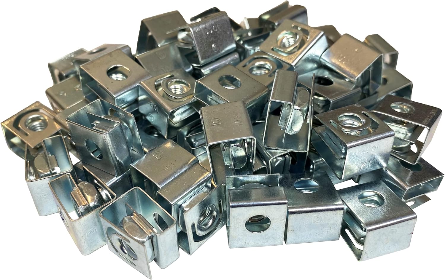 RackGold 10-32 Slide-on Cage Nuts 50 Pack - USA Made