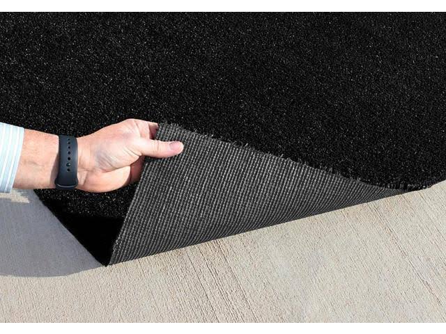 House Home u0026 More Outdoor Artificial Turf with Marine Backing &ndash; Jet Black 6 Feet x 15 Feet &ndash; Spectrum Series .25 inch Pile H