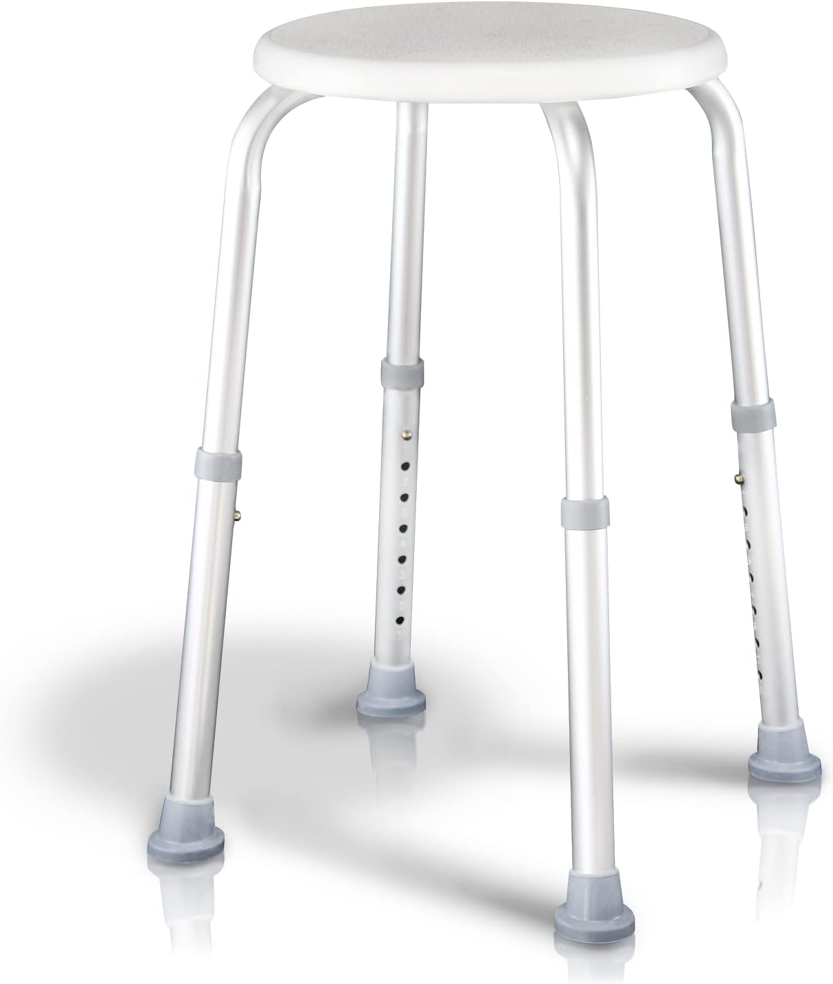 Vive Shower Stool - Bath Tub Bench - Bathroom Safety and Shaving Seat Benches - Adjustable, Heavy Duty and Lightweight for Elderly, Senior, Handicap and Disabled Pack of 2