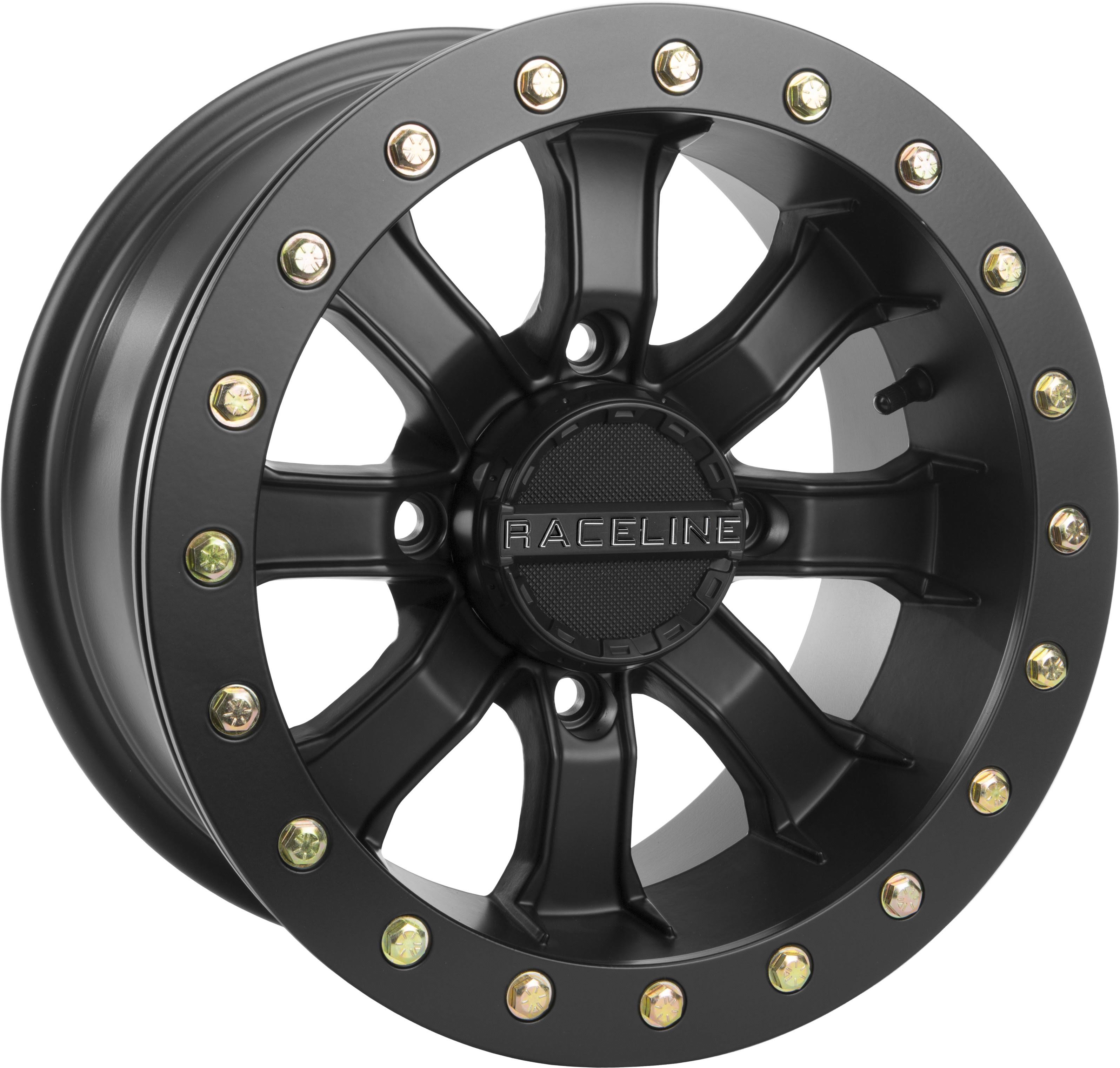 Raceline A71B-57015-00 Mamba Blackout 4x115 Beadlock 15x7 3.5+3.5