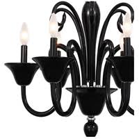 Elight Design Ed04606bk Chandelier, Black