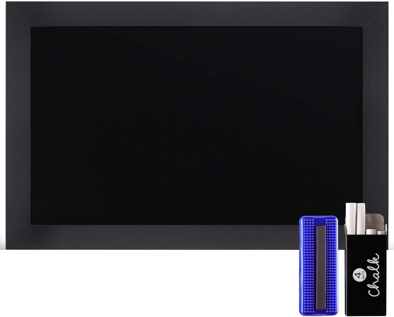 HBCY Creations Rustic Torched Wood Magnetic Wall Chalkboard, Extra Large Size 20