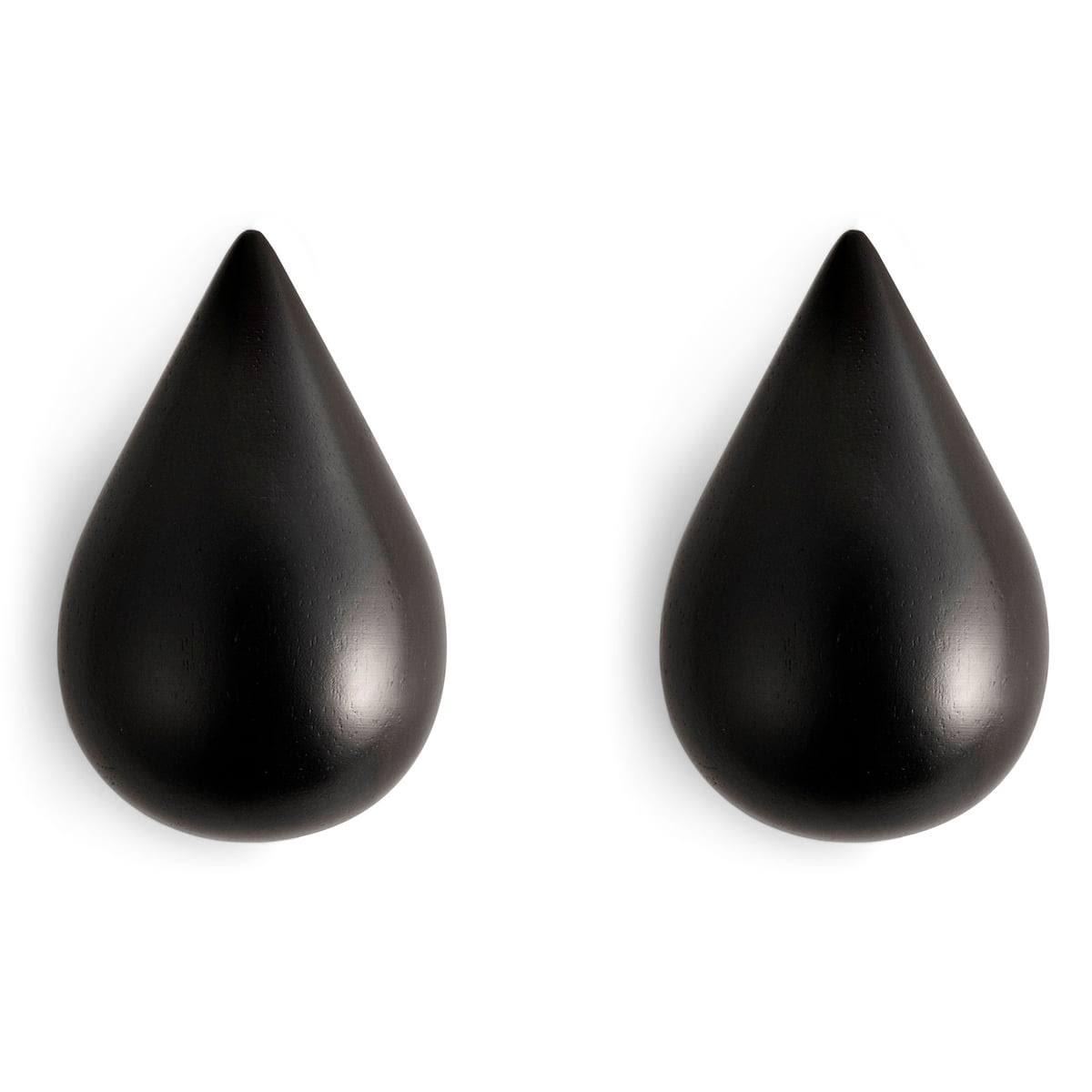 Normann Copenhagen Dropit Hooks Large - 2 Pcs Black